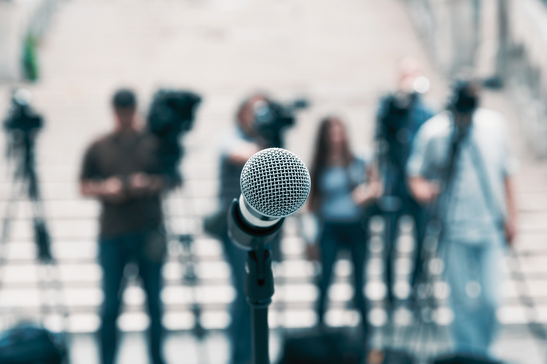 Nærbilete av ein mikrofon