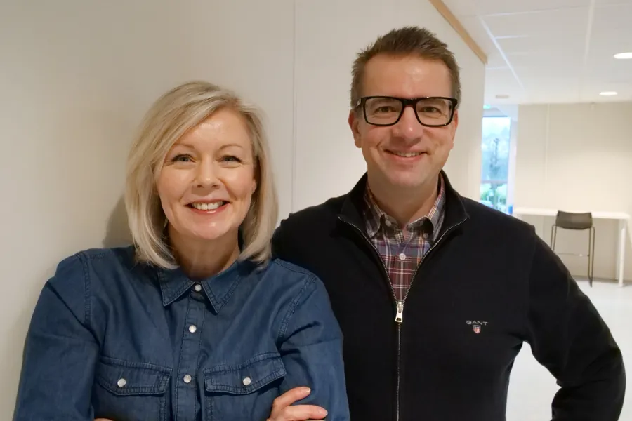 Mette Garmannslund og Steinar Hvål