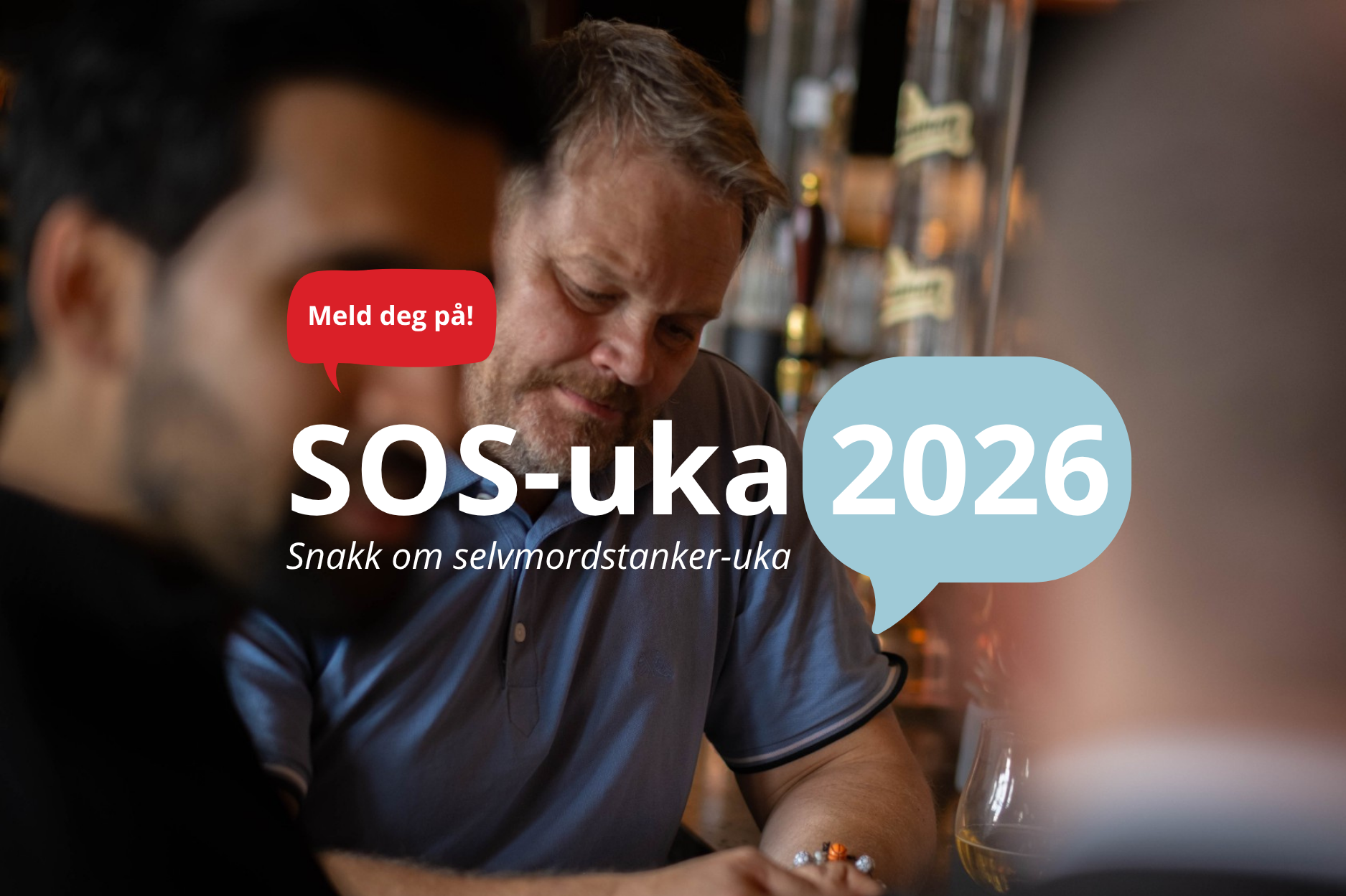 En mann med skjegg
