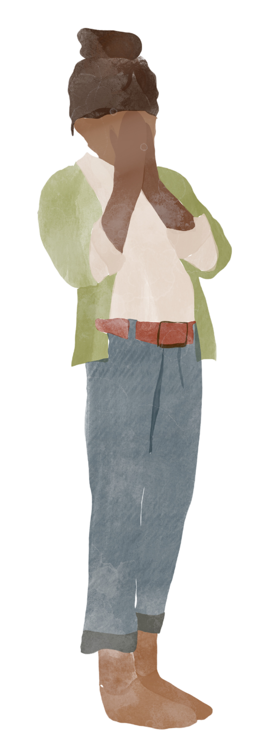 Ei utstillingsdokke iført kjole