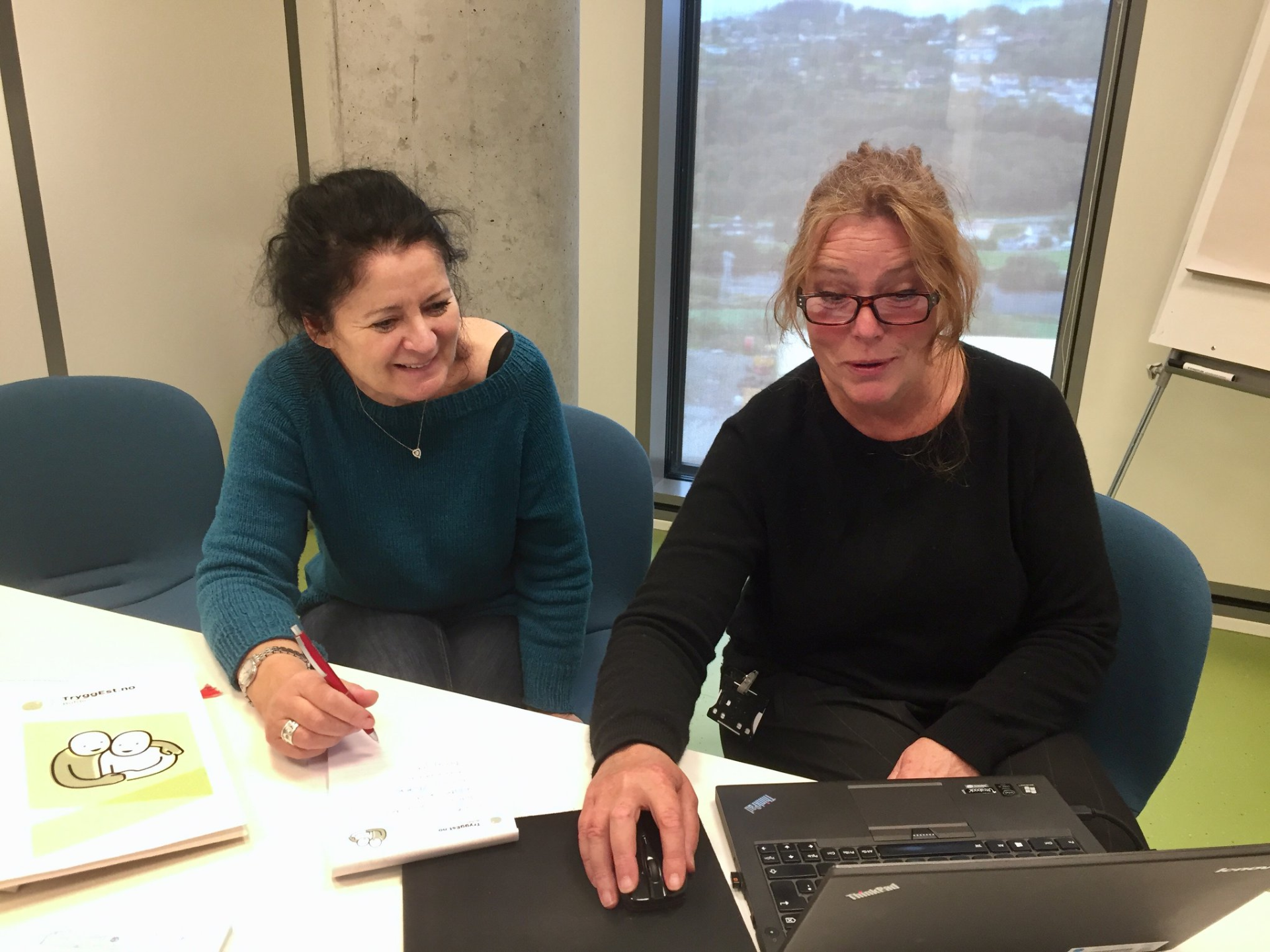 Gerd-Ingrid Olsen og Reidun Hobbesland