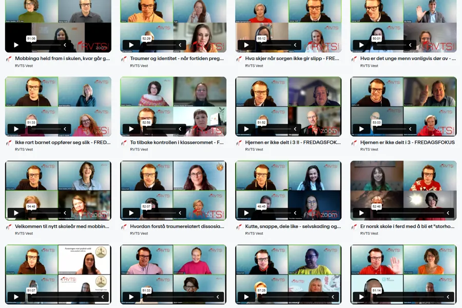 Ein kollage av fleire fredagsfokus